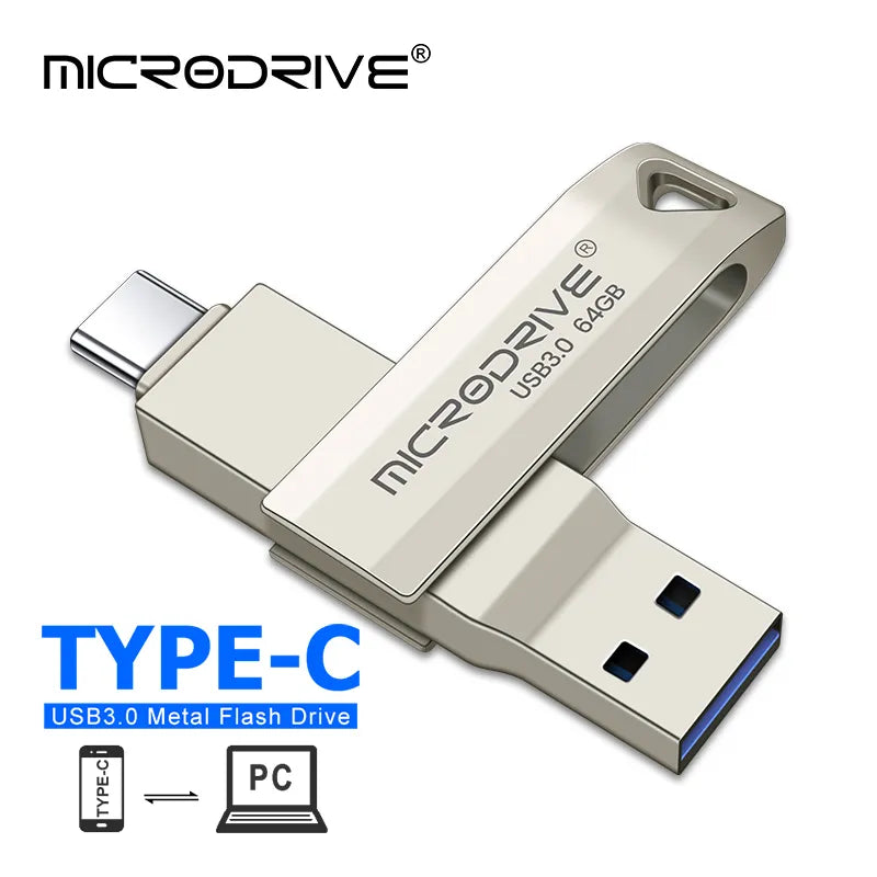 2 in 1 OTG USB 3.0 & usb-C Flash Pen Drive Memory Stick Usb3.0 flash