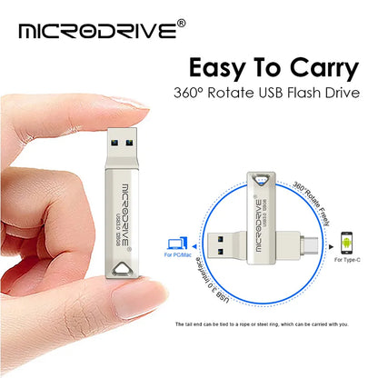 2 in 1 OTG USB 3.0 & usb-C Flash Pen Drive Memory Stick Usb3.0 flash