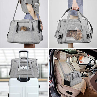 Soft Pet Carriers Portable Breathable Foldable Bag Cat Dog Carrier