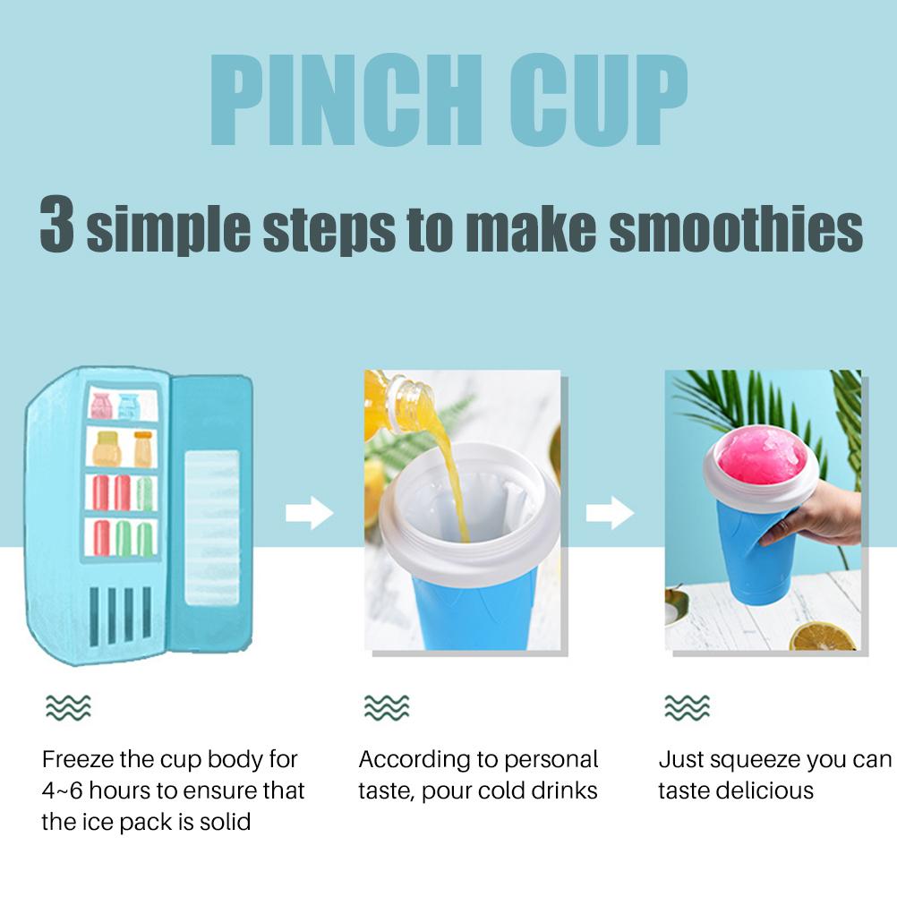 Slushy Maker Portable Travel Ice Cup Homemade Freeze Drinks Cup